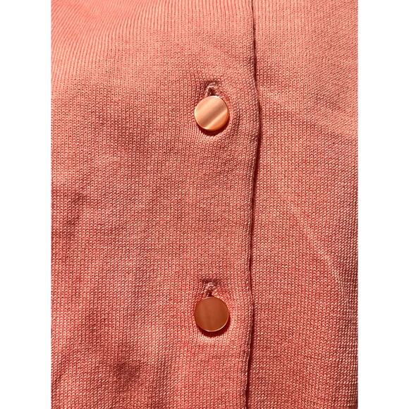 NWT Tablbots Cardigan S Salmon Button Up Long Sleeve - Picture 3 of 5